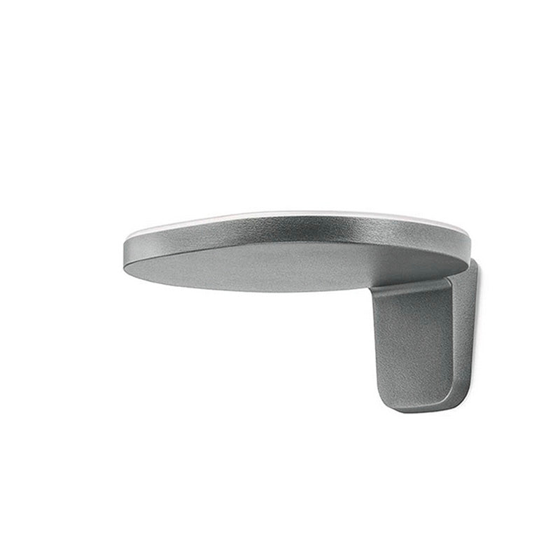 Flos Oplight W1 Wall Light Textured Metallic Grey