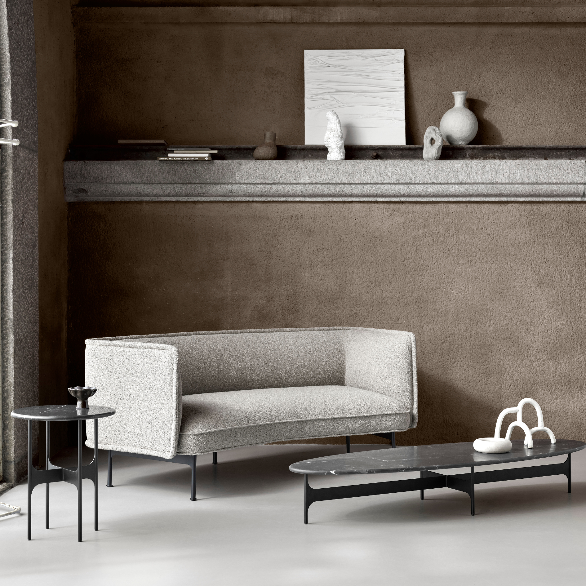 Lilin 2 Seater Sofa Curved