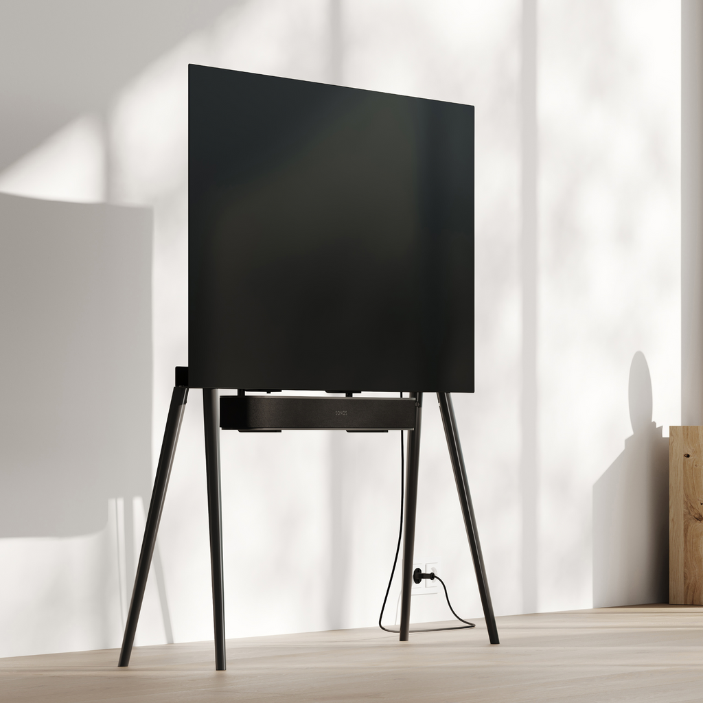 JALG TV-Stand Birch / Black 42" - 55"