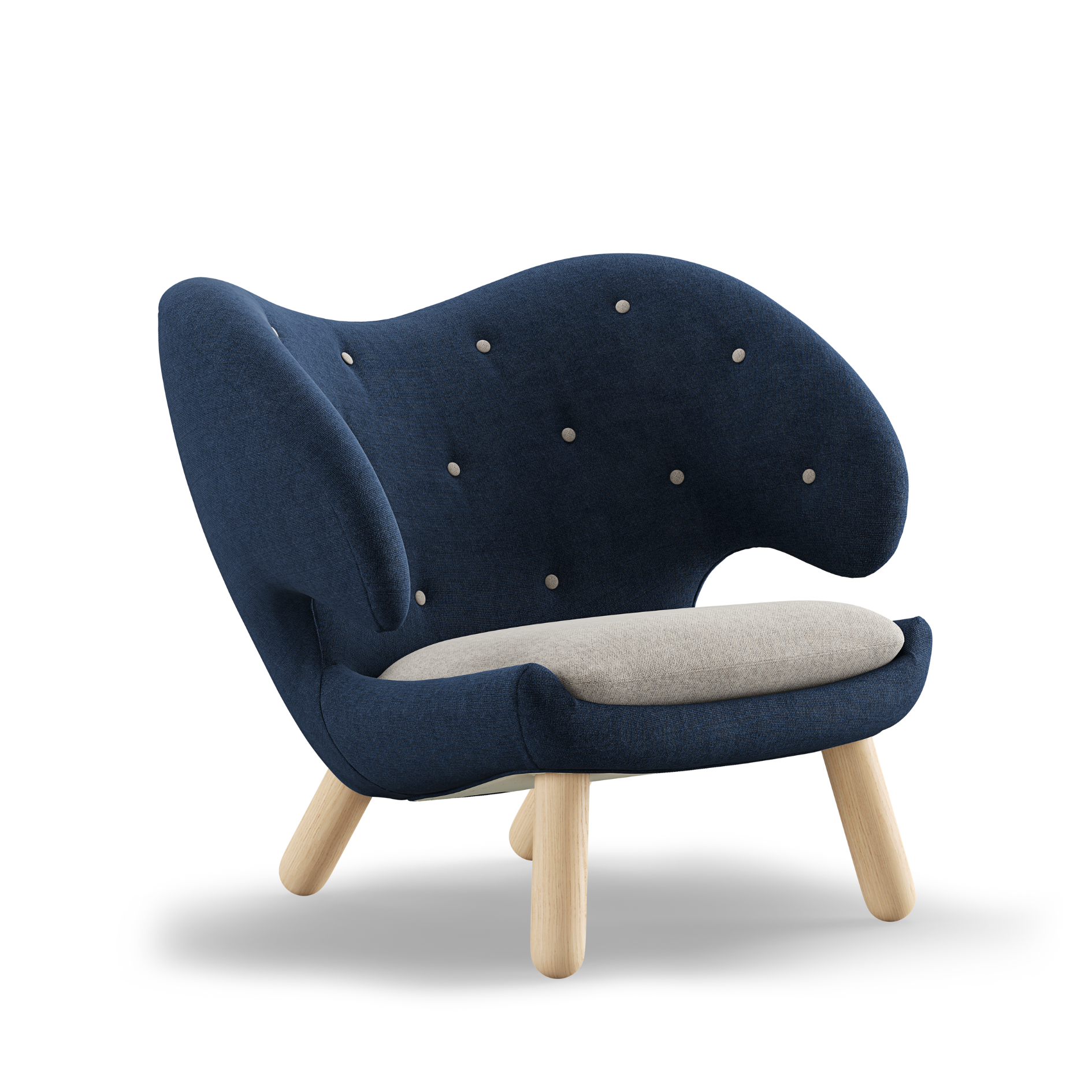The Pelican Chair w/ Buttons