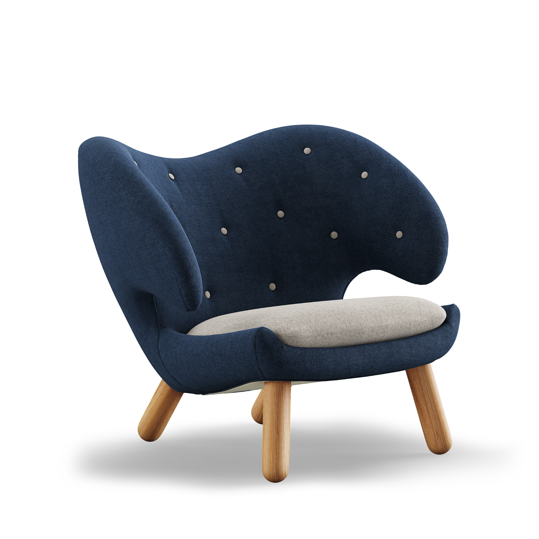 The Pelican Chair w/ Buttons