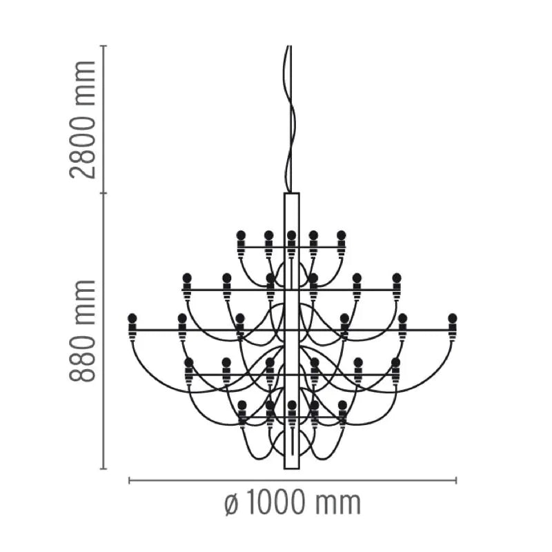 Flos 2097/50 Chandelier Suspension Light – Display Model