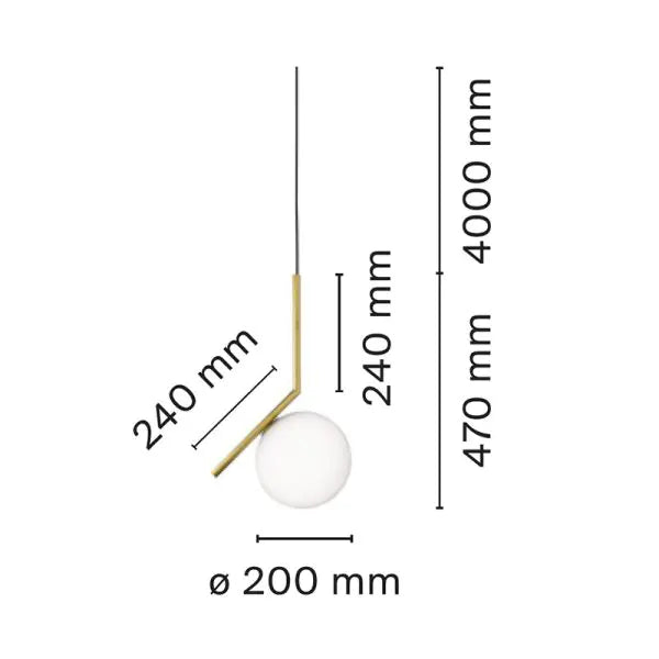 Flos IC S Pendant Light – Display Model